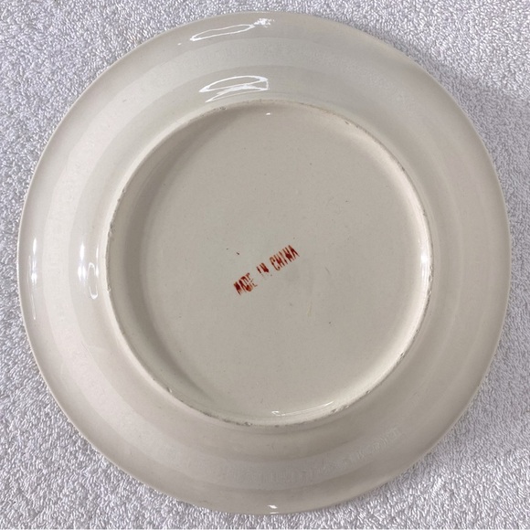 Vintage Strawberry Pie Ceramic Pie Dish Pie Plate With Recipe - Picture 5 of 11